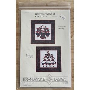 12 Days of Christmas Quilt Pattern 9 Ladies Dancing, 10 Lords A-Leaping Group 5